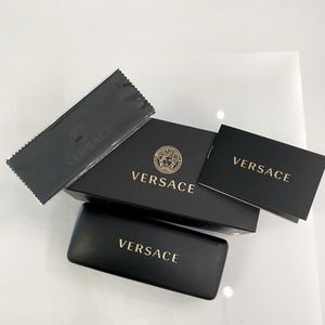Versace Eyeglass Case and Cleaning Cloth